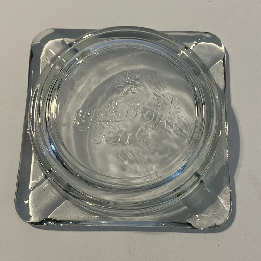 Vintage Holiday Inn‎ Clear Glass Ashtray